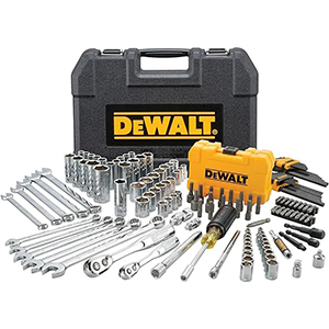 dewalt mechanics tools kit and socket set